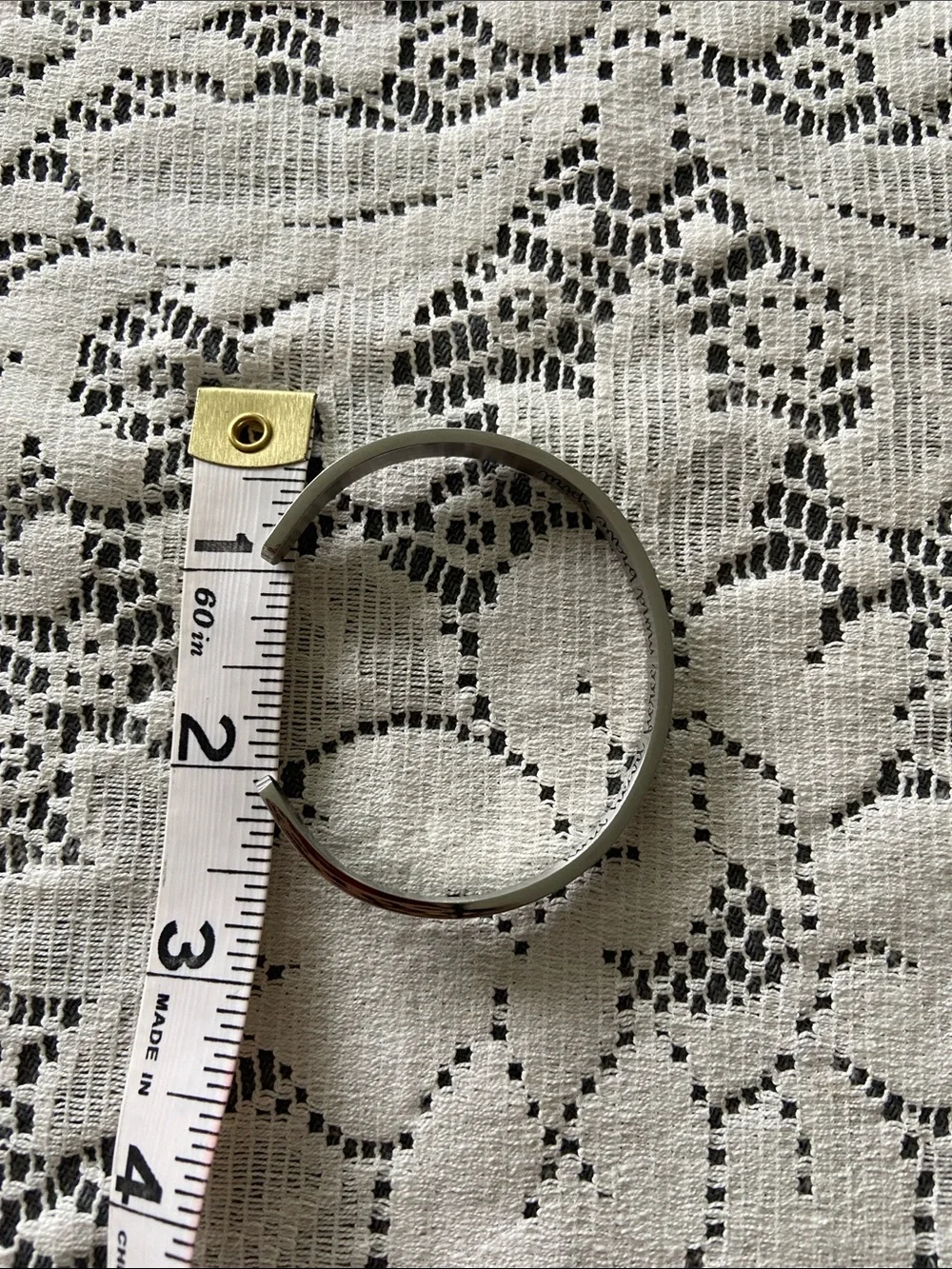 kind heart fierce mind brave heart Silver cuff bracelet